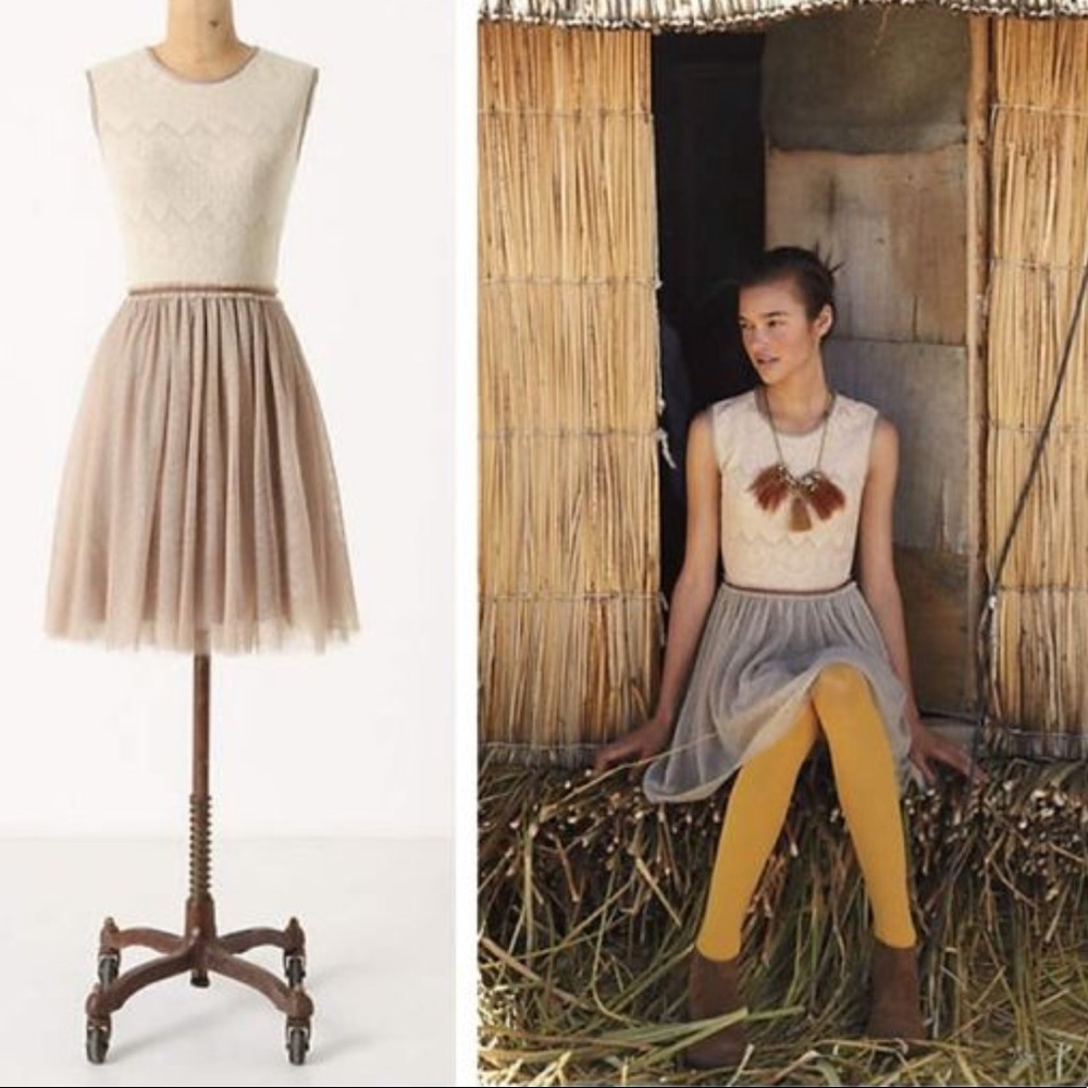Weston Wear For Anthropologie Dulcie Tulle Dress